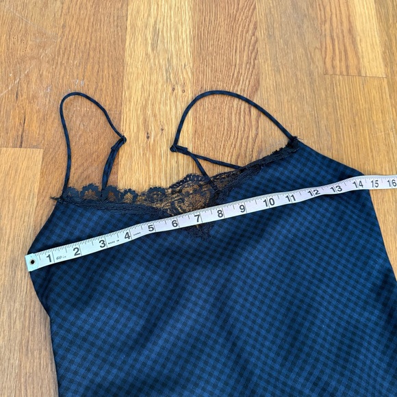 Zara Navy and Black Lace Trim Babydoll Dress - S - Picture 3 of 6